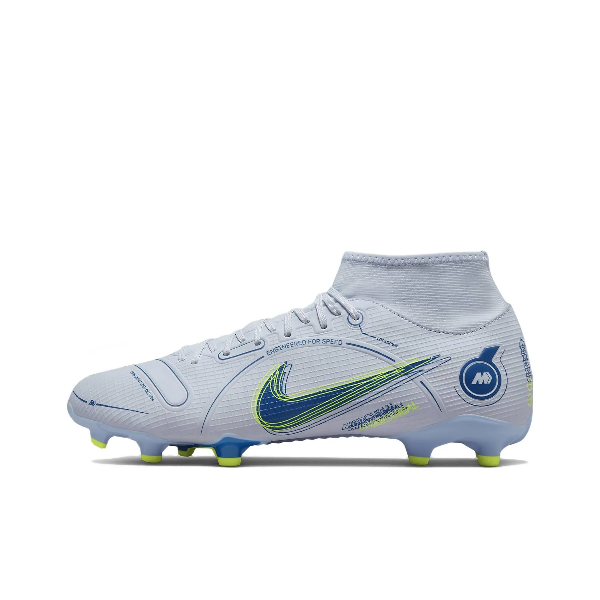 Nike Mercurial Superfly 8 MG Многофункциональная Обувь с Противоскользящим и Устойчивым к Износу Покрытием Поддержка