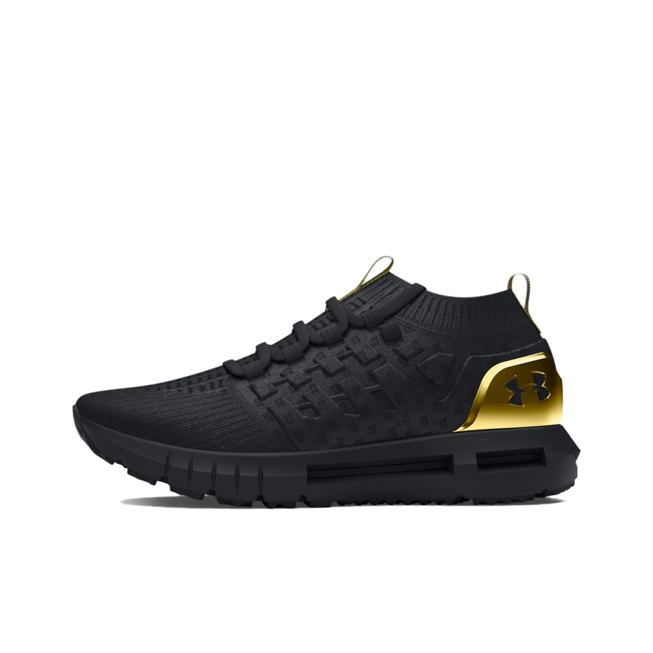 Under Armour Casual Shoes Unisex Mid-Top Black/Gold-002