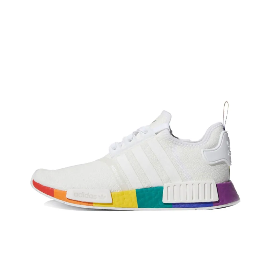 Adidas Originals NMD_R1 Casual Shoes Unisex Low Top White Red Yellow Green Blue Purple Pink