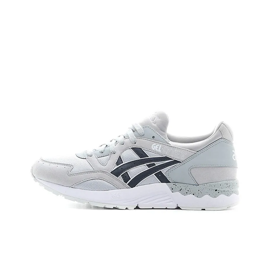 Asics Gel Lyte 5 Спортивная обувь Устойчивая к истиранию Низкий верх Повседневная обувь Унисекс Серый Черный