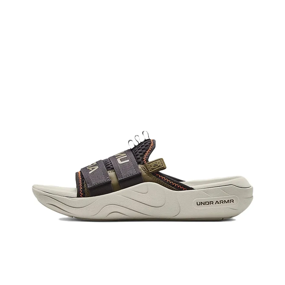 Under Armour Alpha Slide Slippers Unisex Khaki