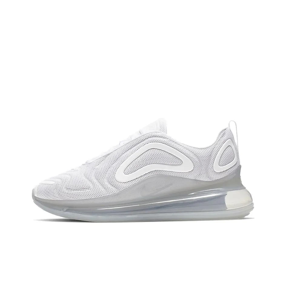Nike Air Max 720 Сетчатая ткань Низкий топ Повседневная обувь Женская Чисто белый