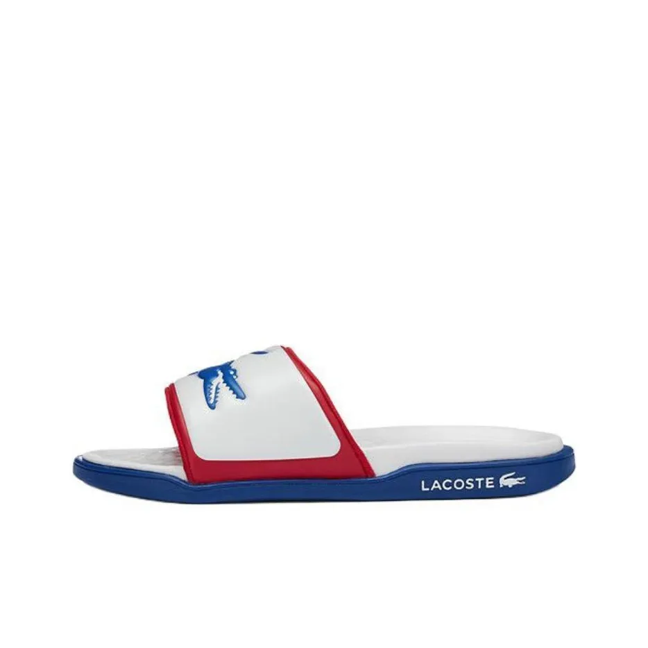 LACOSTE Slide Slippers Men Beige