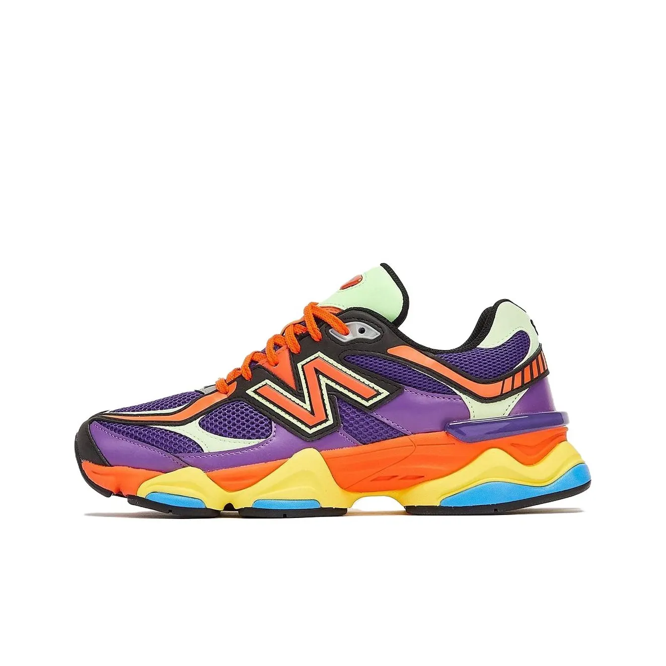 New Balance NB 9060 Casual Shoes Men Low Top Orange/Purple