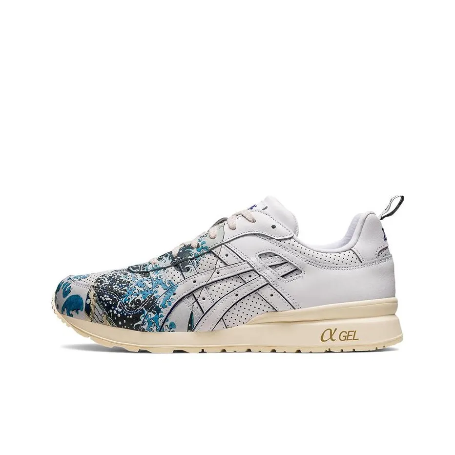 UKIYO E x Asics GT II GT II Синтетическая кожа кожа низкий топ повседневная обувь мужская белый синий черный