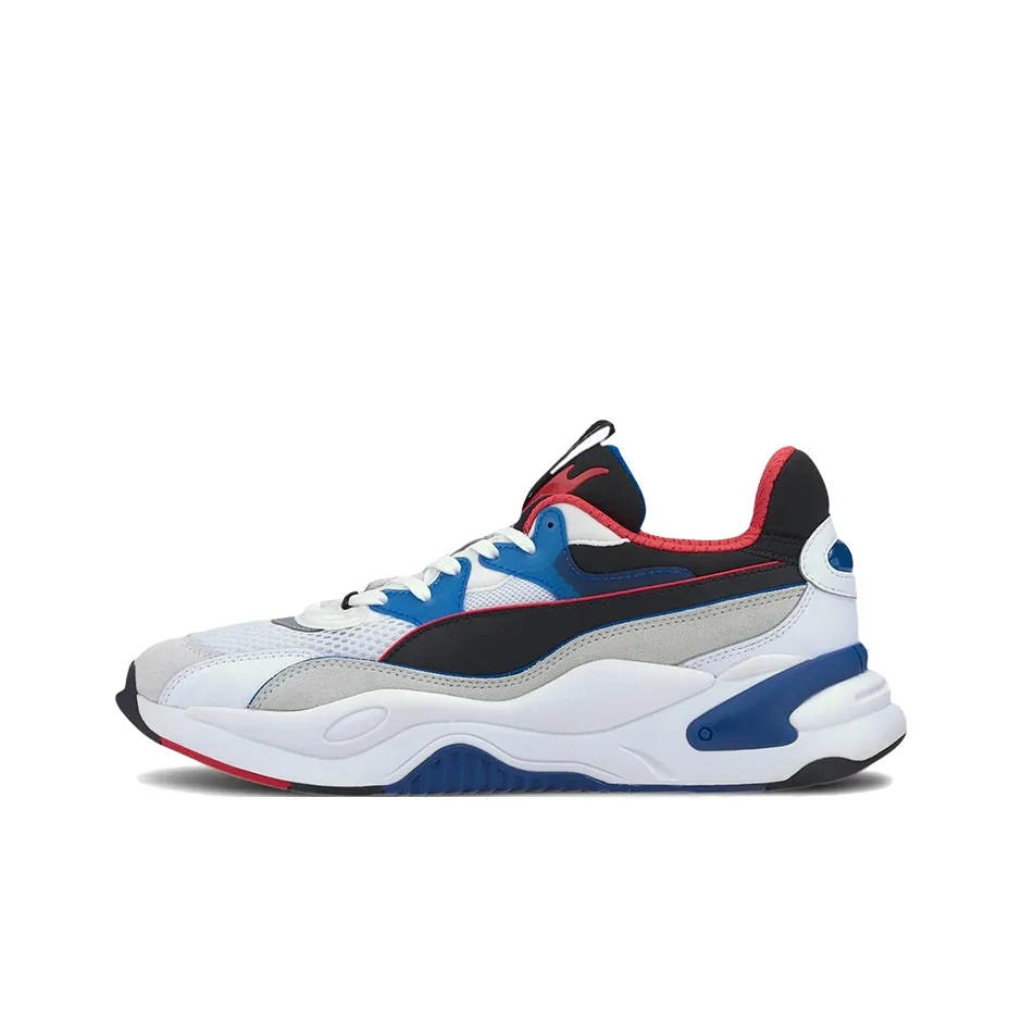 PUMA RS 2K Internet Exploring Сетка Синтетическая кожа MID Топ Повседневная обувь Унисекс Белый синий серый