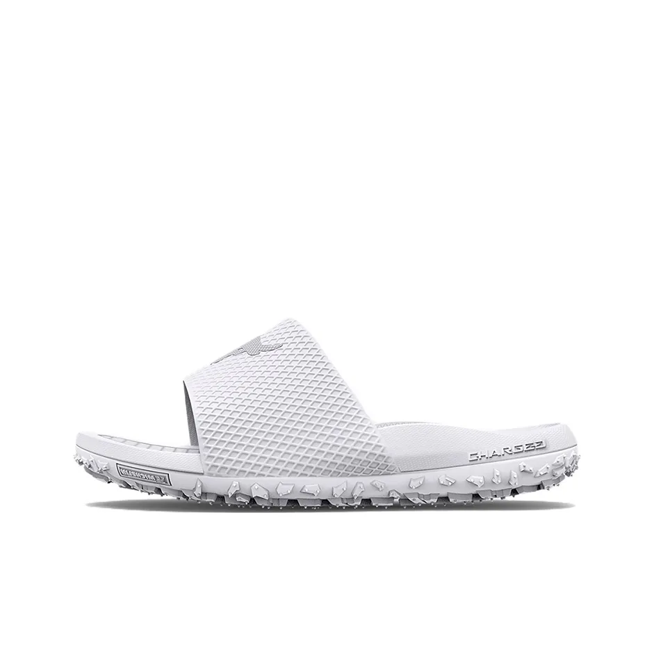 Under Armour Project Rock 1 Slide Slippers Men White