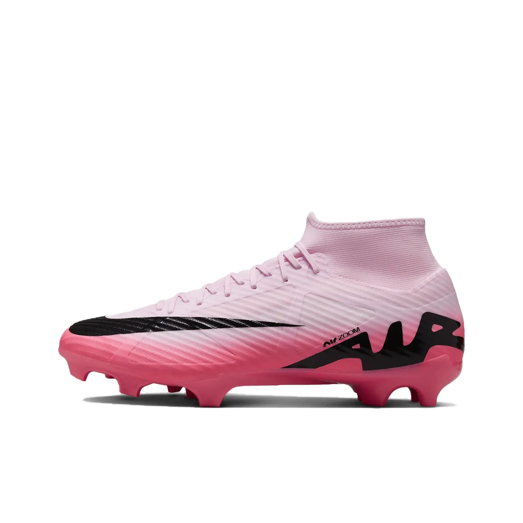 Nike Zoom Superfly 9 Soccer Shoes Unisex High Top Pink/Black