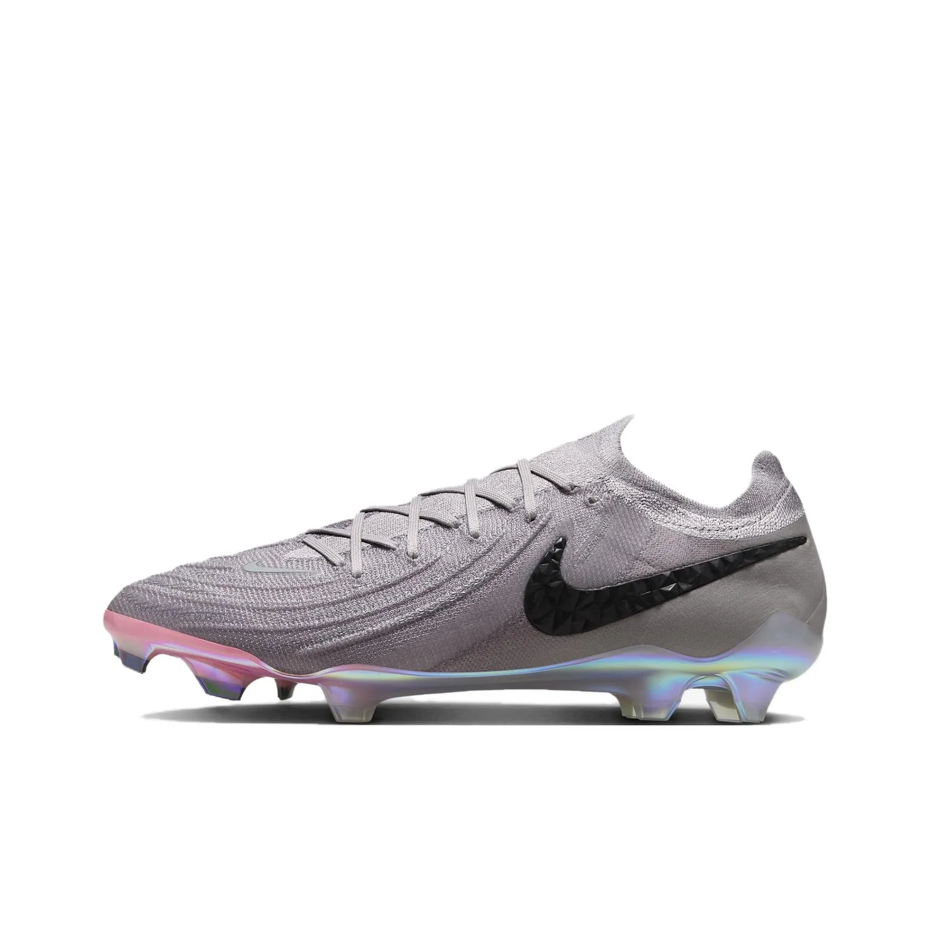 Nike Phantom GX 2 Soccer Shoes Men Low Top Elegant Gray/Black