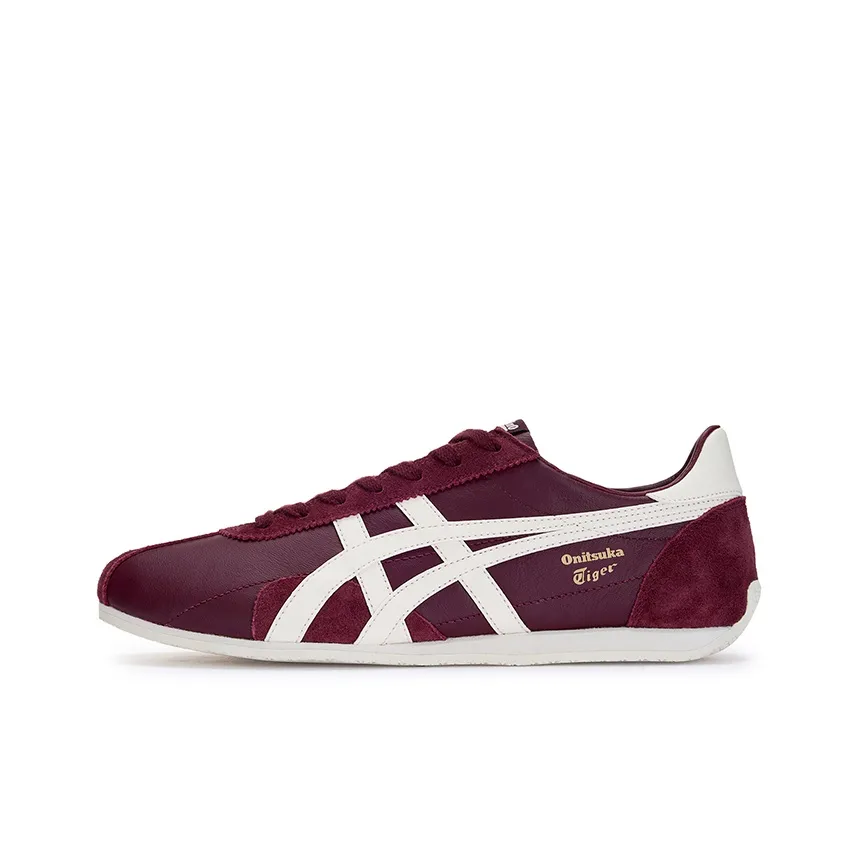Onitsuka Tiger Runspark Удобный Круглый Палец Противоскользящий Устойчивый к Износу Низкий Топ