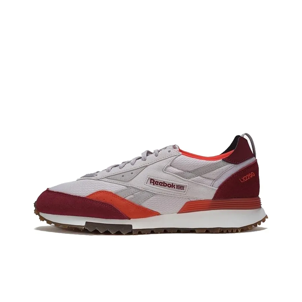 REEBOK LX2200 Американский винтаж Амортизация Устойчивый к истиранию Низкий топ Повседневная обувь Унисекс Красный