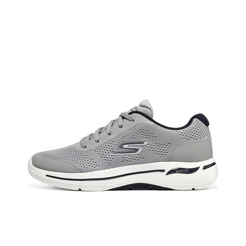Skechers Go Walk Arch Fit Сетчатая ткань Спортивная Амортизация Износостойкий Низкий Топ Повседневная обувь Мужская