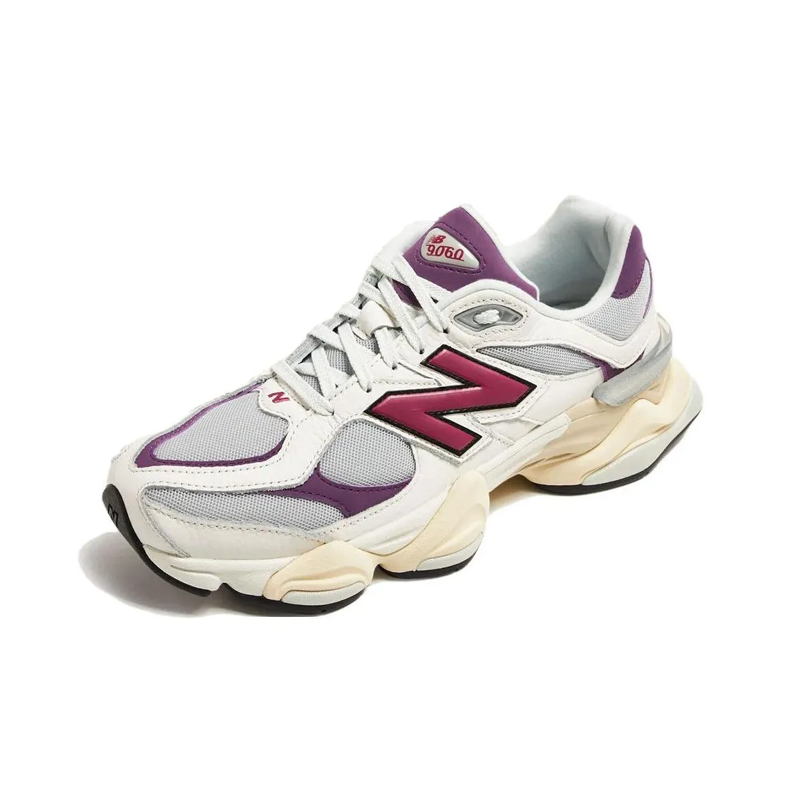 New Balance NB 9060 Casual Shoes Unisex Low Top White Purple