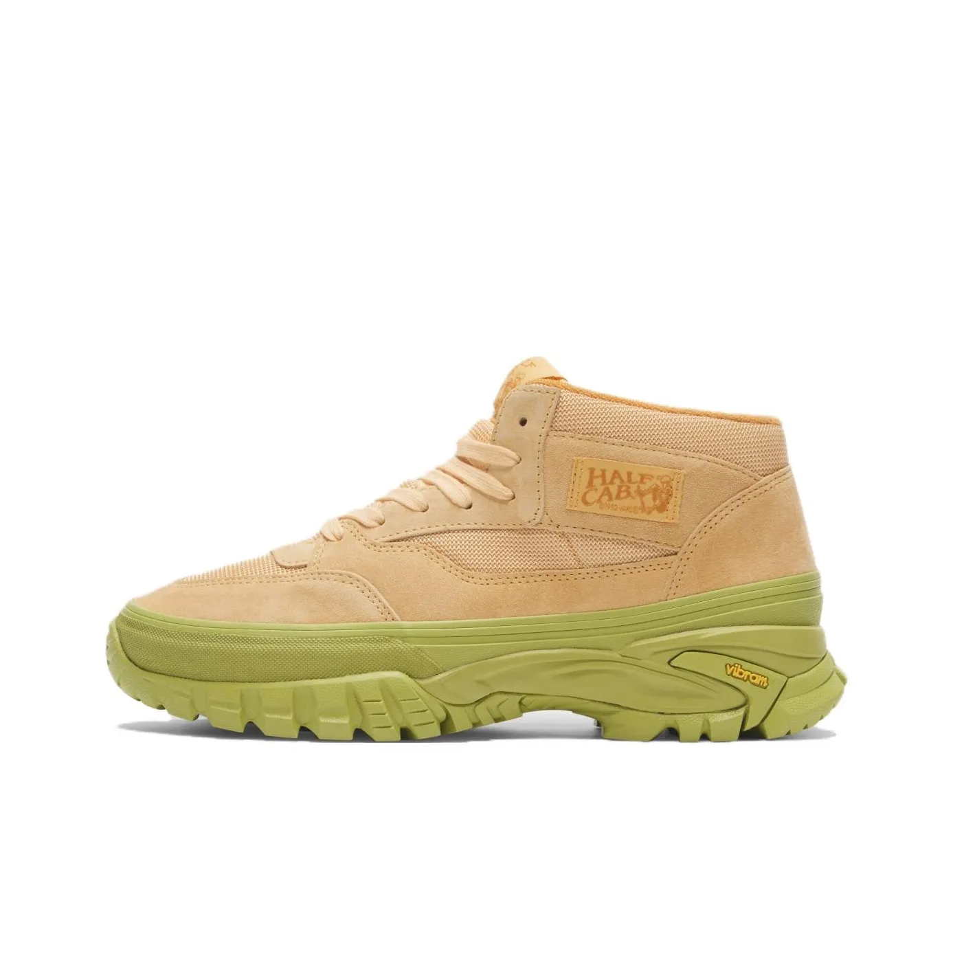 VANS Half Cab Reissue 33 Vibram Устойчивый к истиранию Водонепроницаемый Легкий MID Повседневный Мужской Желтый