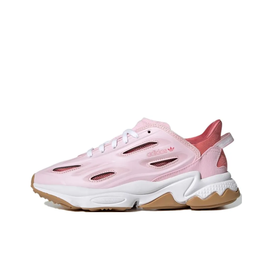 Adidas Originals Противоскользящая Устойчивая к истиранию Низкая Повседневная Обувь Женская Мягкий Розовый