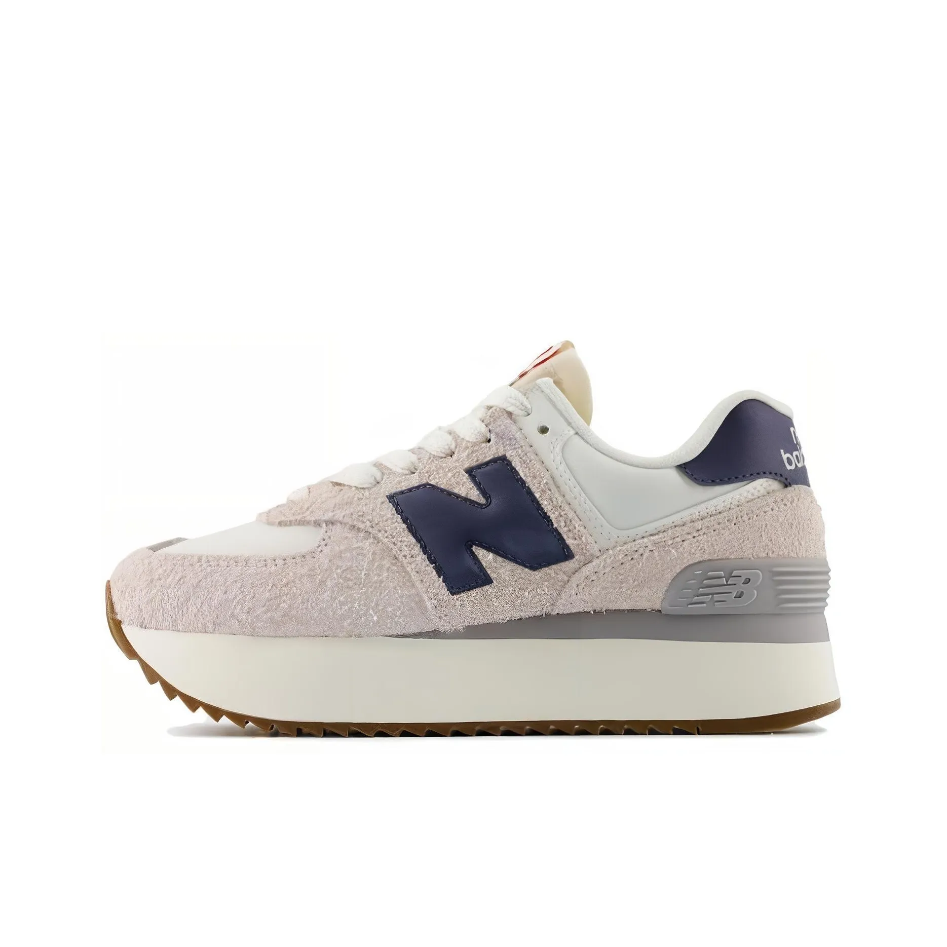 New Balance NB 574 Casual Shoes Women's Low Top Gray White