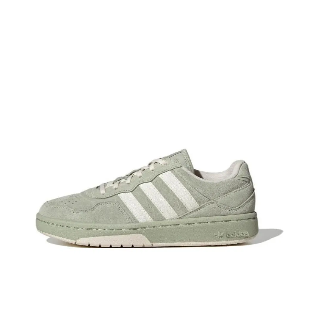 Adidas Originals Courtic Текстиль Синтетическая кожа Кожа Замша Низкий верх Повседневная обувь Унисекс Светло-зеленый
