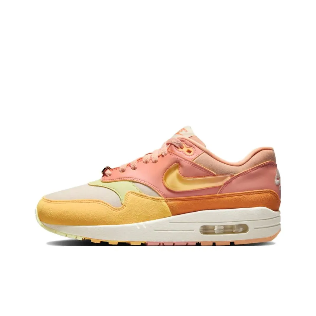 Nike Air Max 1 Casual Shoes Men Low Top Orange/Yellow
