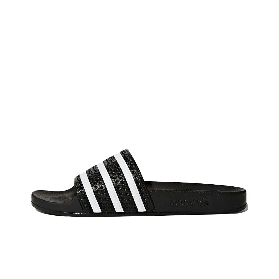 adidas originals Adilette Slip-Resistant Шлепанцы Унисекс Черный Белый