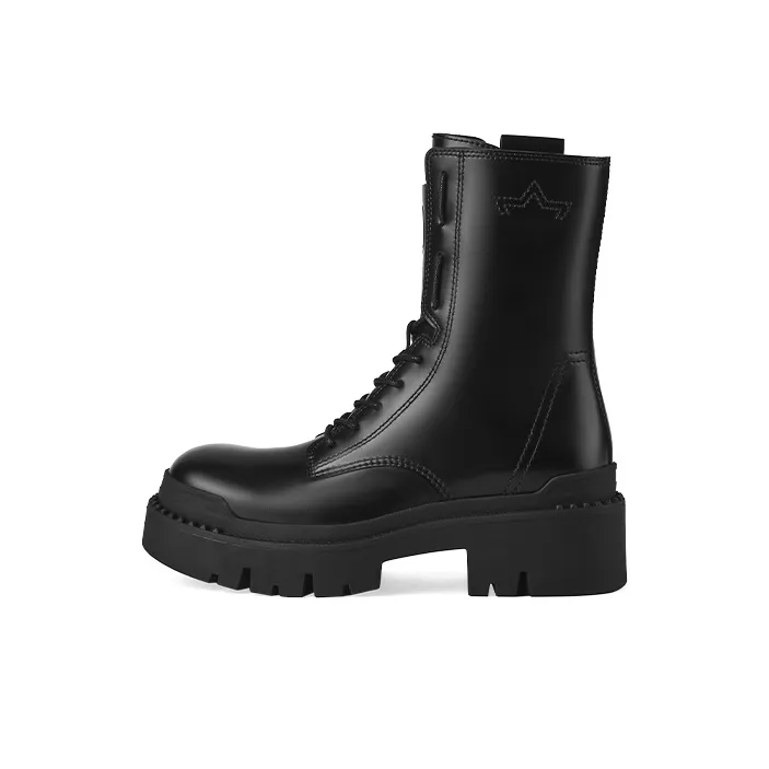 Женские ботинки Martin из пепельной коровьей кожи