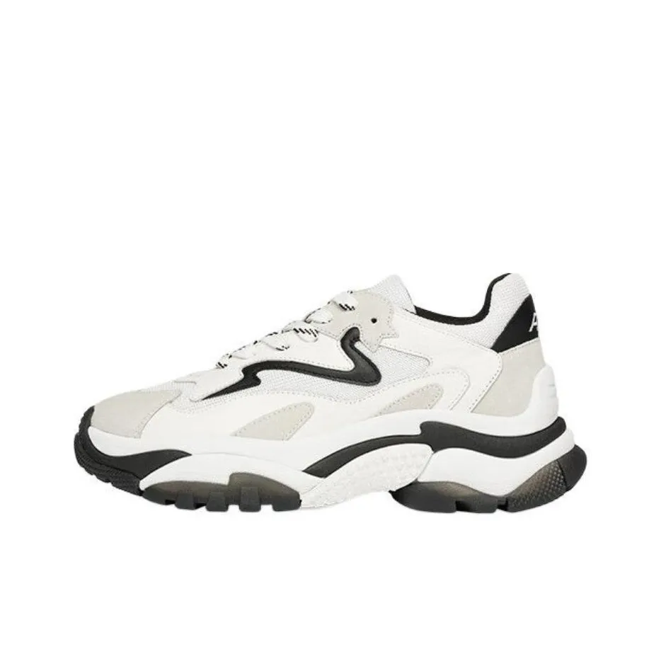 Пепельный Atomic Коровья кожа Устойчивая к истиранию Низкий Топ Кроссовки с толстой подошвой Мужские