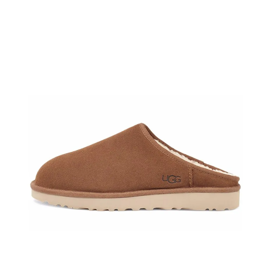 UGG Резиновая подошва противоскользящие домашние тапочки мужской каштановый