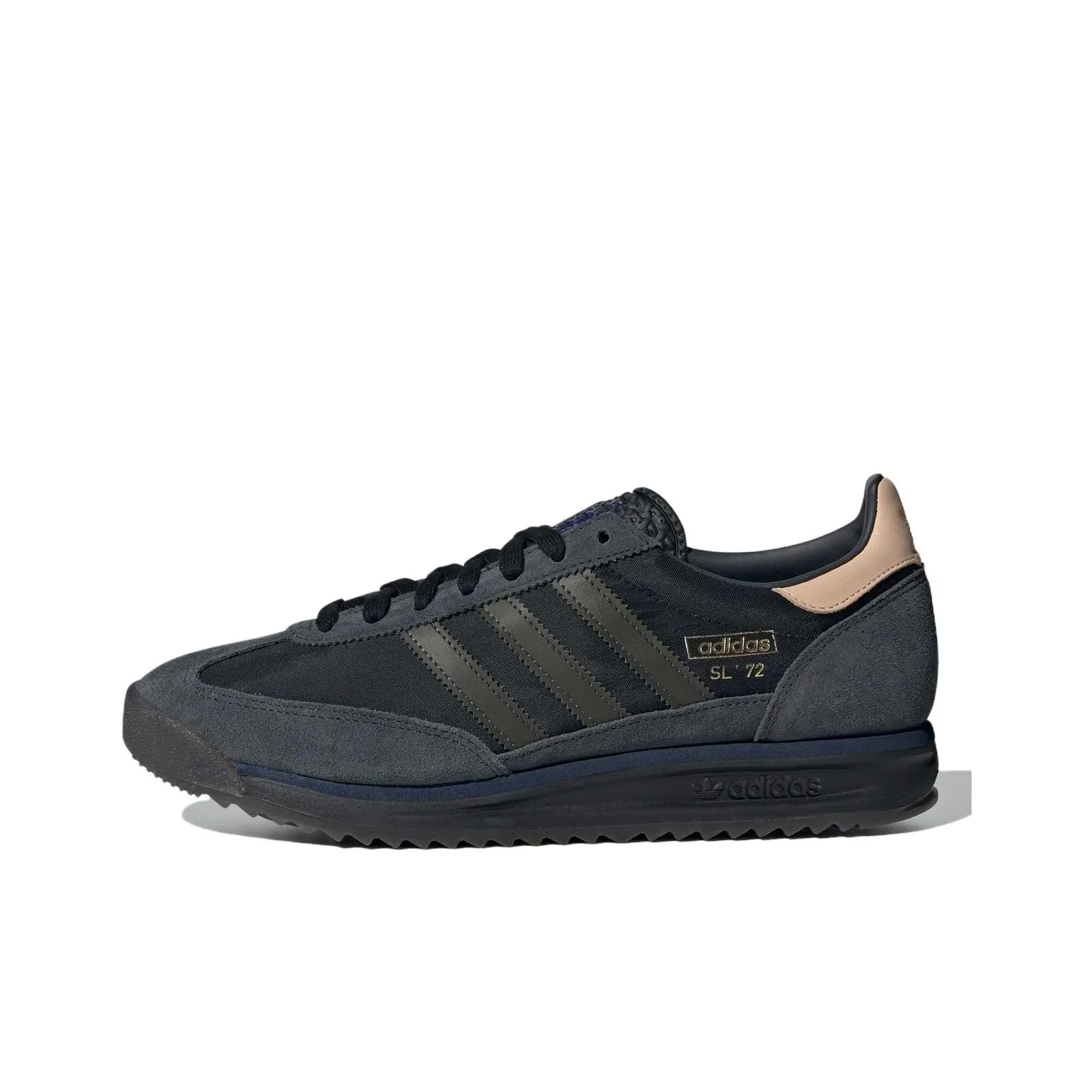Adidas Originals SL 72 RS Мягкий и Комфортный Низкий Топ Повседневная Обувь Унисекс Черный