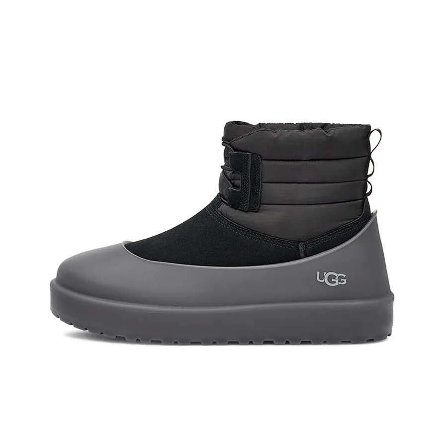UGG CLASSIC MINI Кружево Вверх Погода Коровья замша Теплоизоляционный Устойчивый к истиранию С флисовой подкладкой
