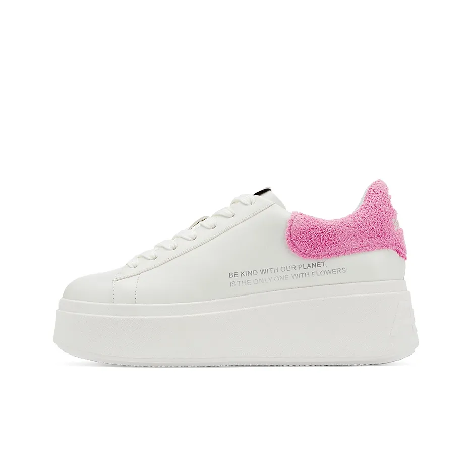 Пепельные скейтбордические кроссовки с низким верхом, женские