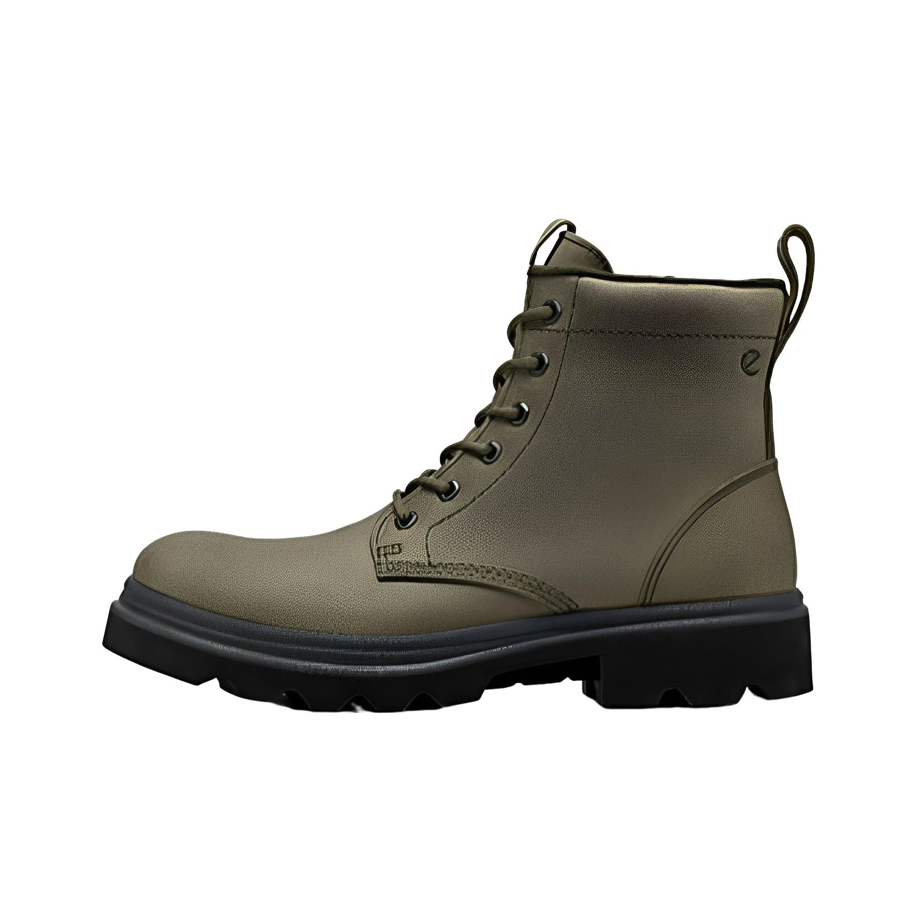 Ecco Innovation Collection Кожа Короткий Мартин Ботин Мужской Армейский Зеленый