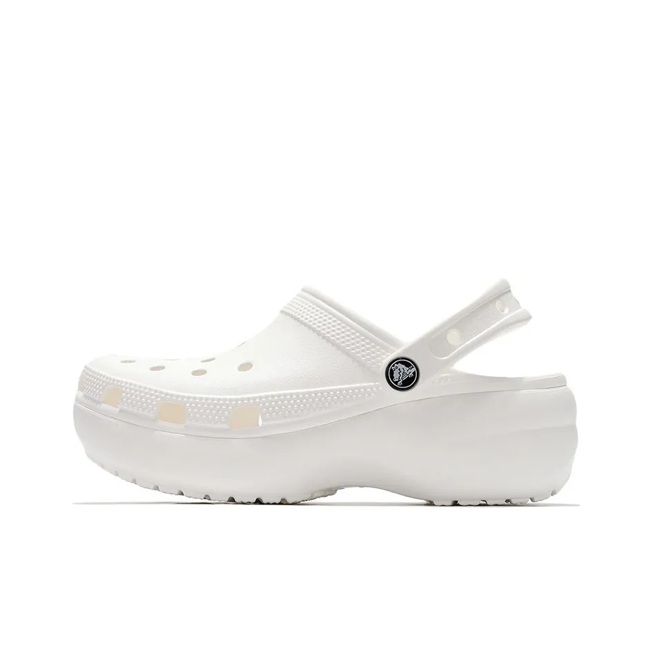 Crocs Classic Platform Clog Сабо Женские Белые