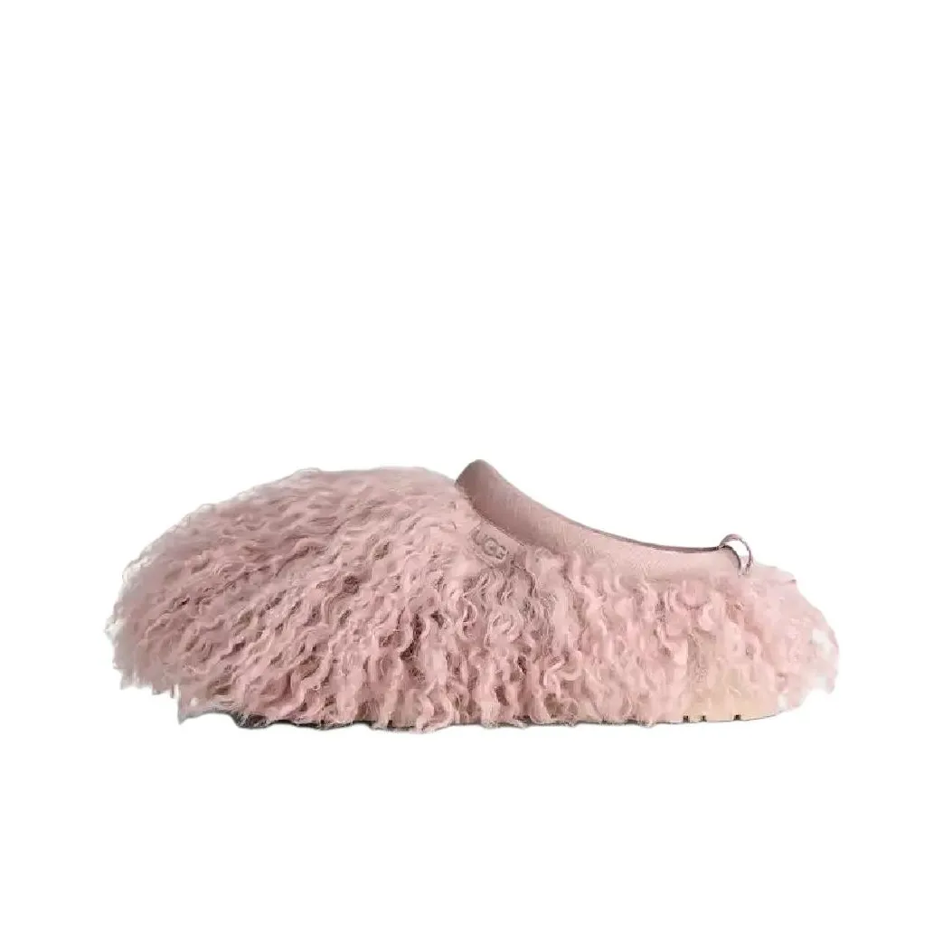 UGG Tazz Fluff Momma Универсальные тапочки с флисовой подкладкой мюли из ЭВА устойчивые к истиранию для дома