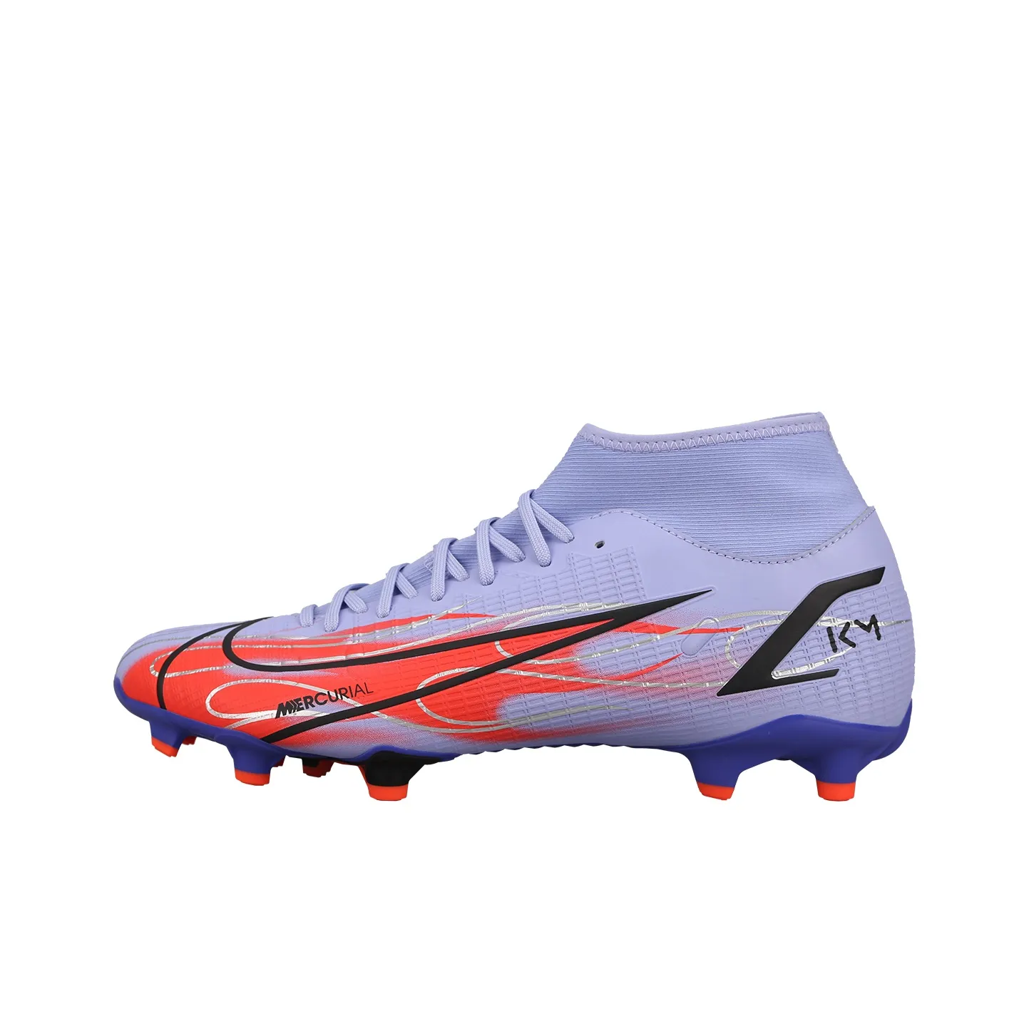 Nike Mercurial Superfly 8 FG Твердое покрытие для искусственного газона Дышащая верхняя часть Мужские футбольные бутсы
