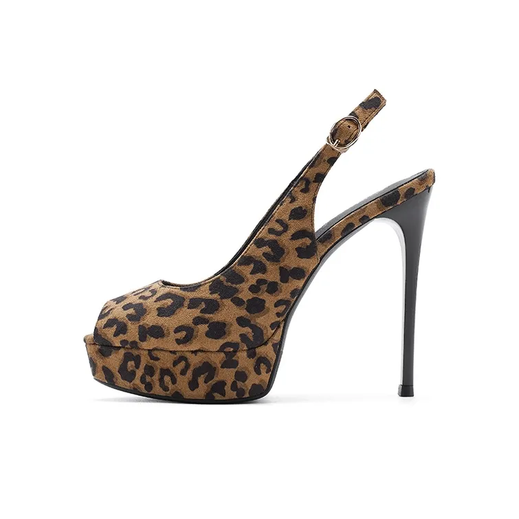 Zubumei Замша Узкий каблук Высокие каблуки 12CM Женские