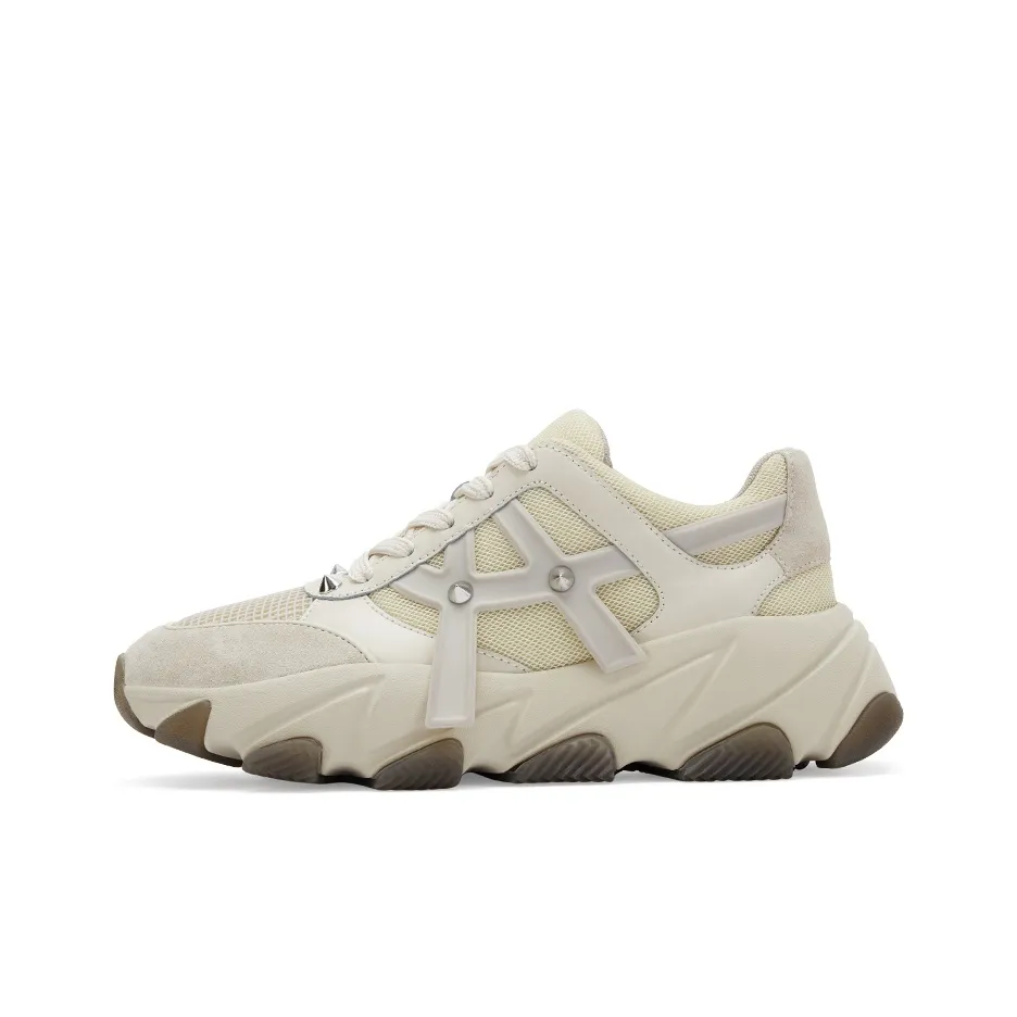 Пепельные кроссовки с низким верхом, женские