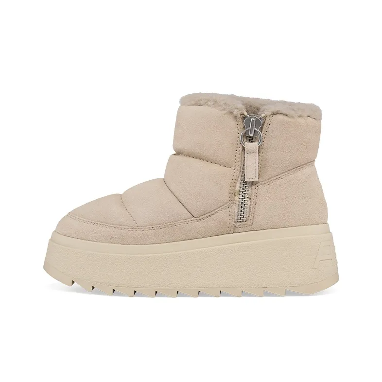 Пепельные сноубутсы женские