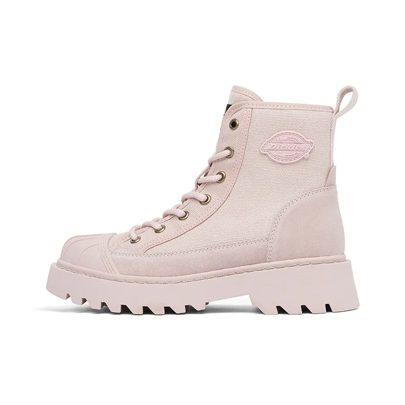 Dickies Короткие армейские ботинки женские розовые