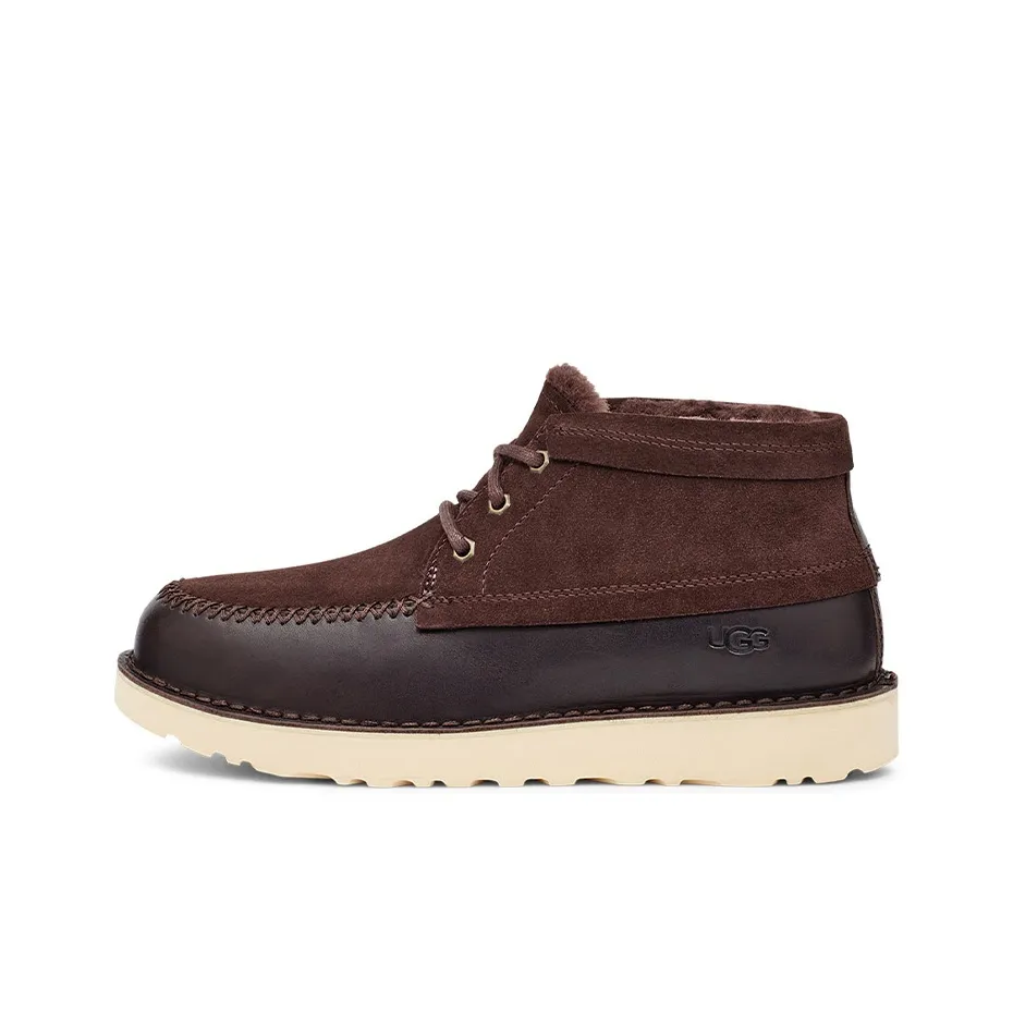 UGG Campout Chukka Термический Износостойкий Противоскользящий Короткий Аутдор Мужской Кофейный