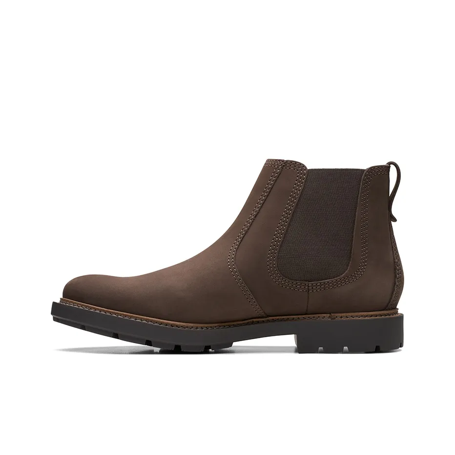 Clarks Chelsea Boots Men Dark Brown