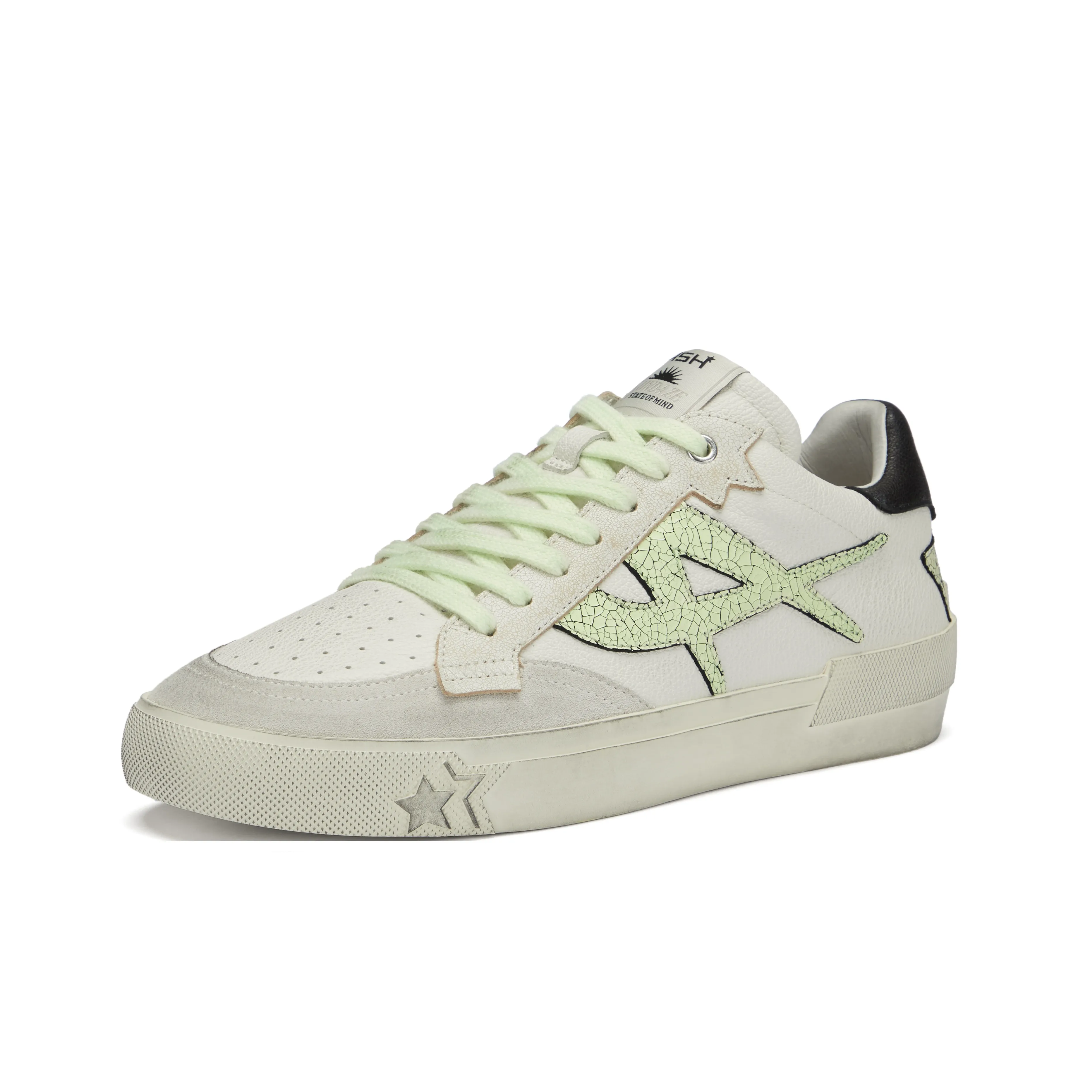 Пепельный Moonlight Collection Низкие Кроссовки для Скейтбординга Женские Белые Зеленые