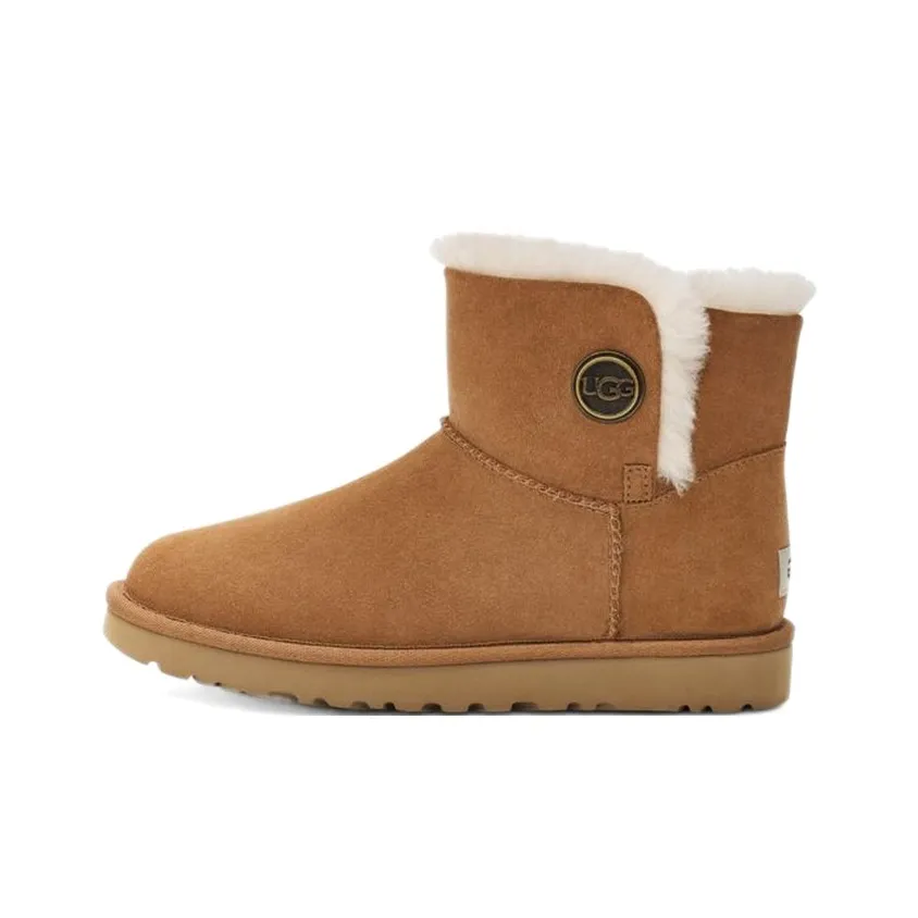 UGG Корова Спилок Термический Износостойкий Амортизирующий Противоскользящий С флисовой подкладкой Удобный Короткий
