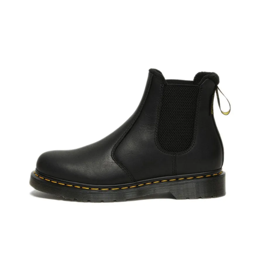 Dr.Martens 2976 Кожа Длина до щиколотки Челси Унисекс Угольный Черный