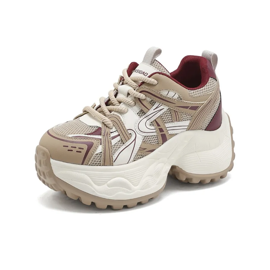 Lanza Эксклюзивный дизайн скрытый клин натуральная кожа маленькая платформа повседневный универсальный спортивный