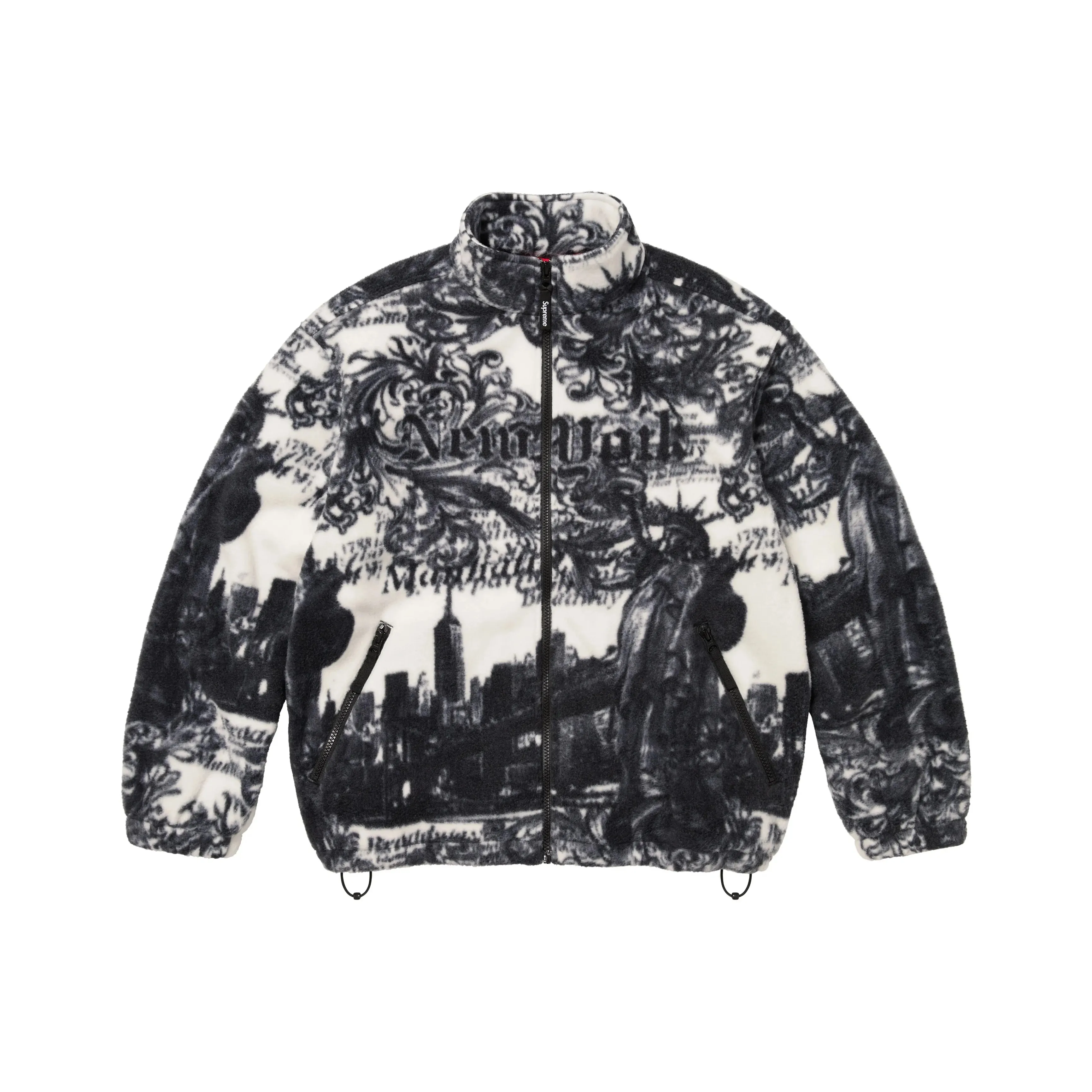 Supreme FW25 WEEK16 New York Флисовая куртка унисекс