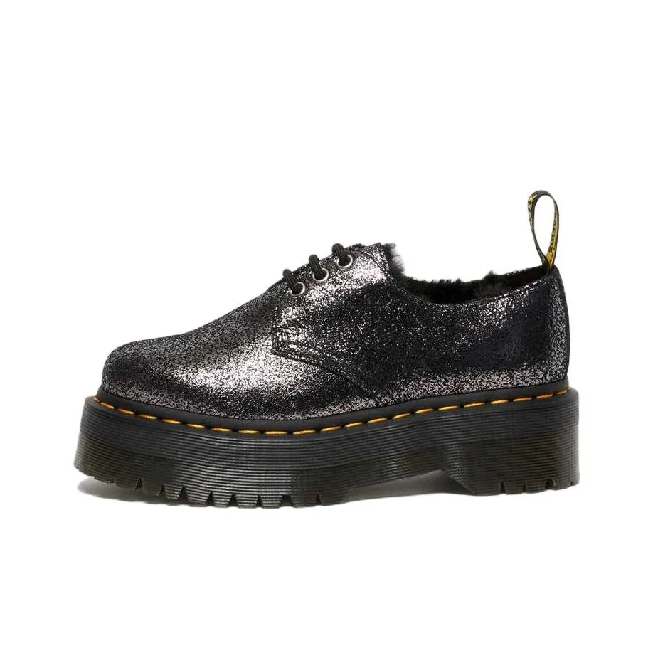 Dr.Martens Кожа Низкие Повседневные Туфли Унисекс Черные