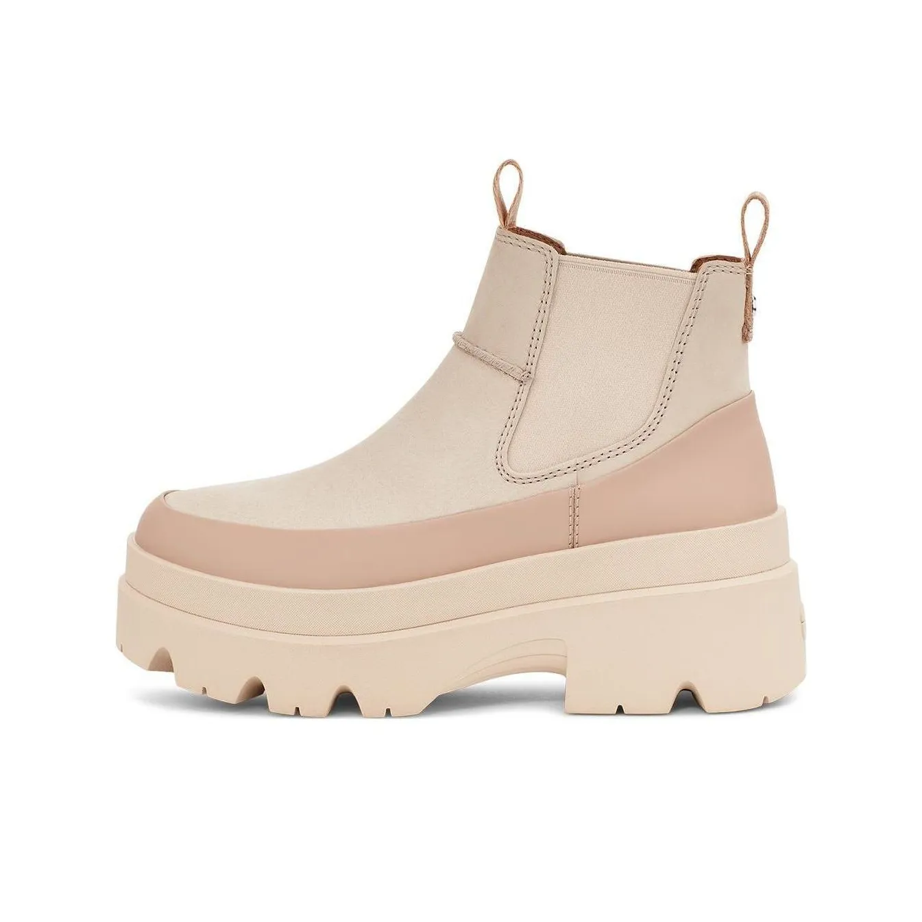 UGG Кожа Короткий Челси Женские Цвет морской соли