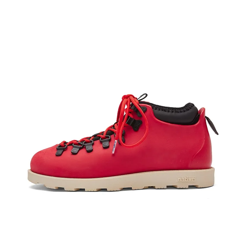 Native Shoes Fitzsimmons Короткие армейские ботинки унисекс красные