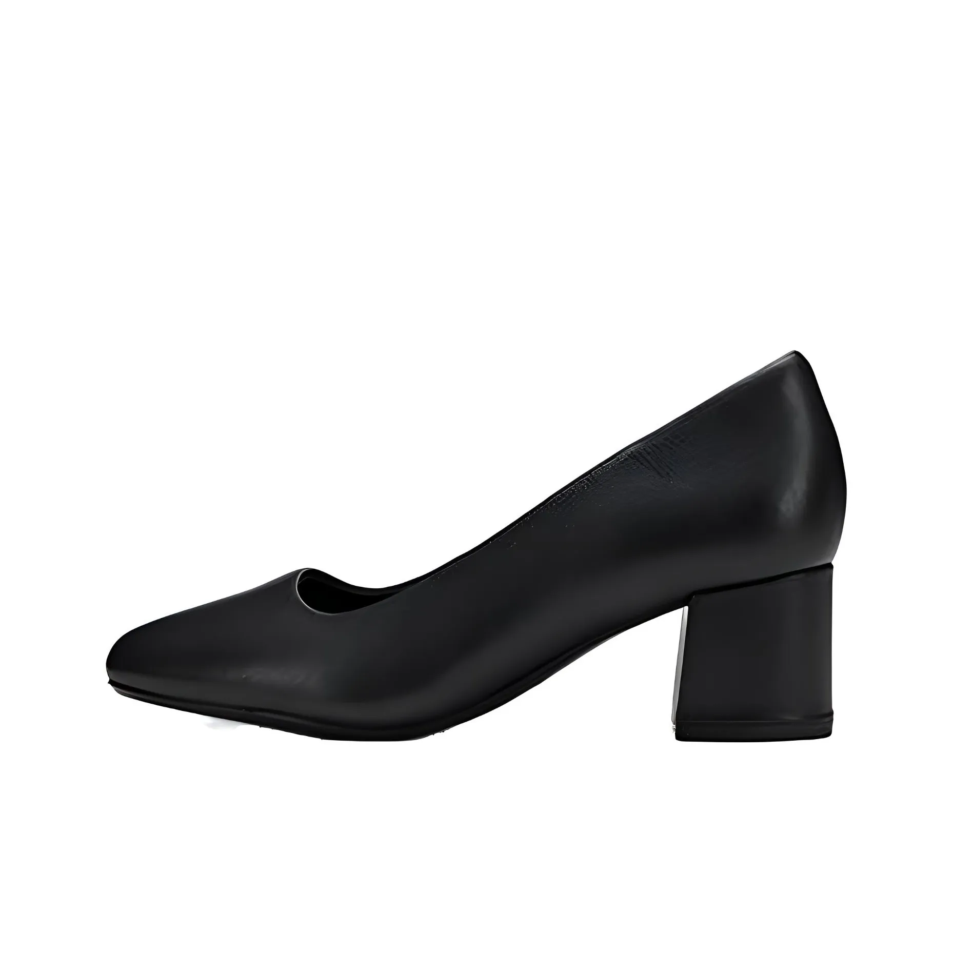 Clarks Кожа Грубый Каблук Высокие Каблуки Женские Черные
