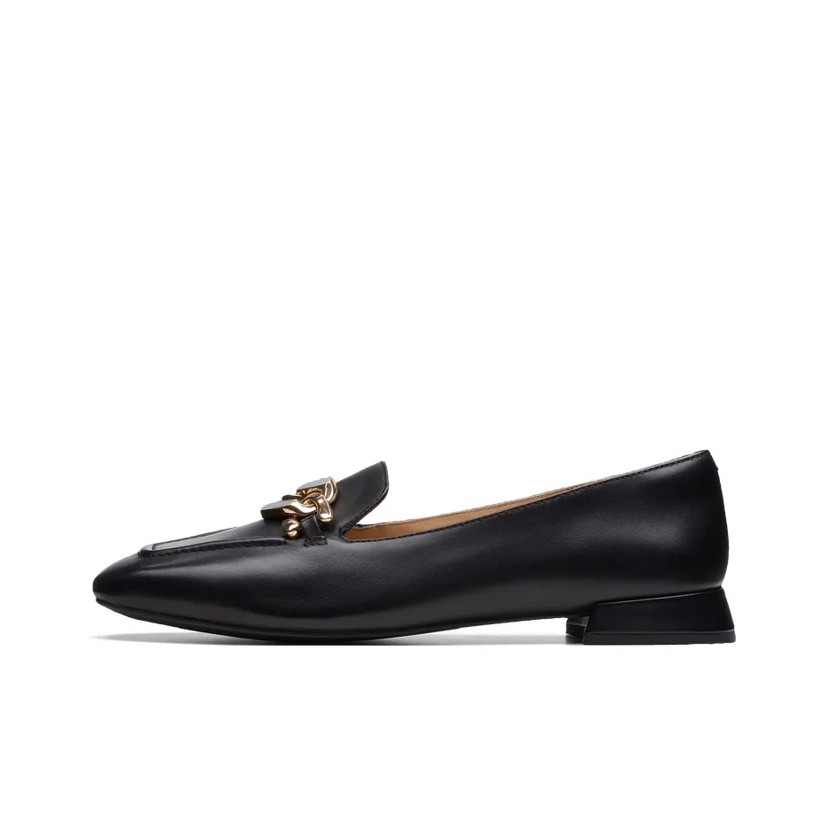 Clarks Повседневная обувь из коровьей кожи женская черная