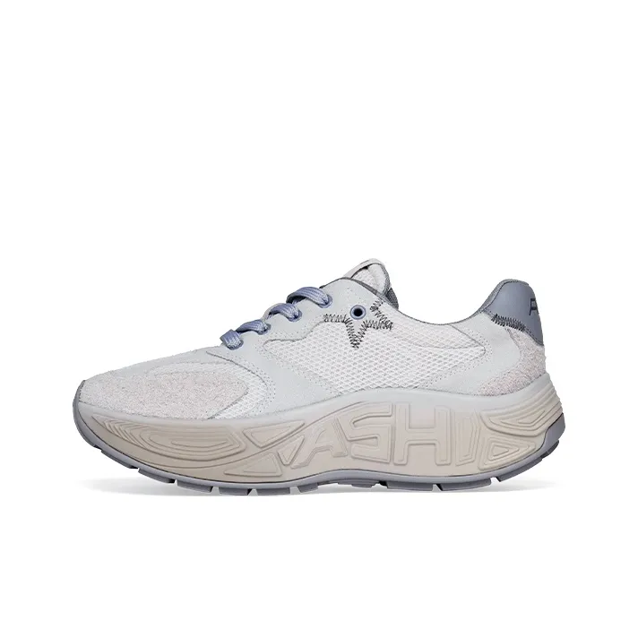 Пепельная повседневная обувь с низким верхом женские